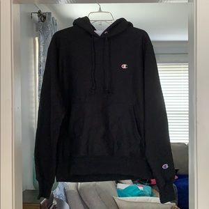 Champion hoodie black size medium